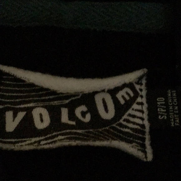 Black Volcom V-neck sweater - Picture 2 of 2